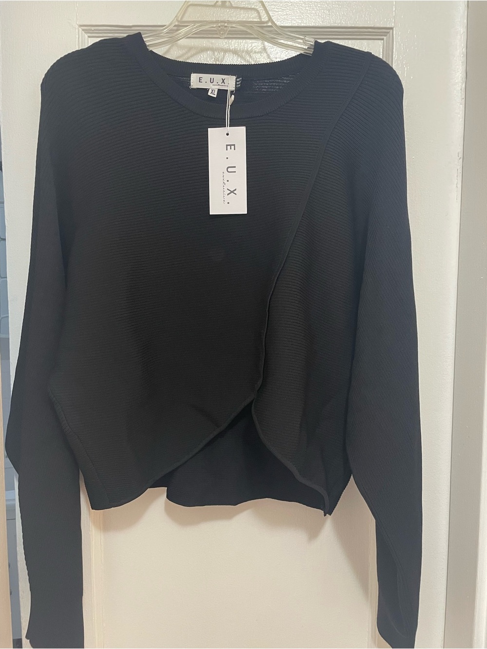 Black Crewneck Sweater - Women